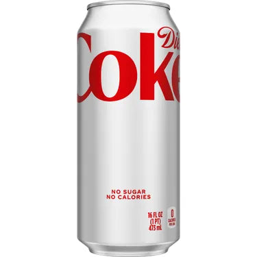 Diet Coke, 16 oz cans, 24 loose