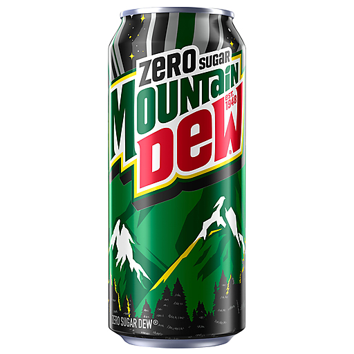 Mountain Dew Zero Sugar 16 oz can