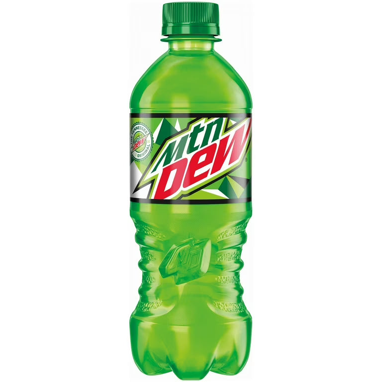 Mountain Dew 20 oz bottle