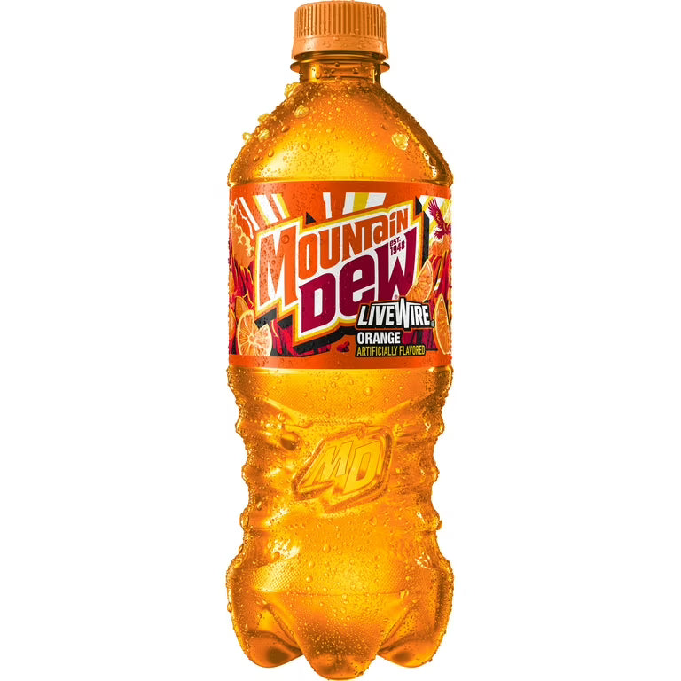 Mountain Dew Live Wire 20 oz bottle