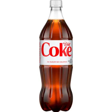 Diet Coke, 1 ltr bottles, 12 loose