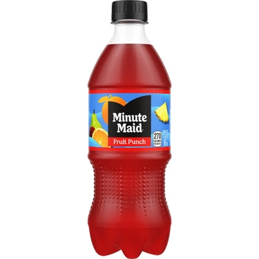 Minute Maid Fruit Punch, 20 oz bottles, 24 loose