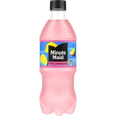 Minute Maid Pink Lemonade, 20 oz bottles, 24 loose