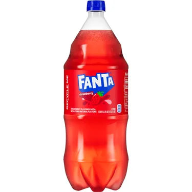 Fanta Strawberry, 2 ltr bottles, 8 loose