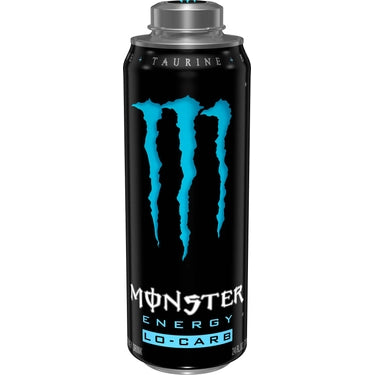 Mega Monster Locarb Energy, 24 oz cans, 12 loose