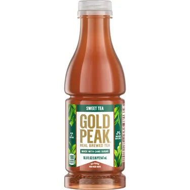 Gold Peak Sweetened Black Tea, 18.5 oz bottles, 12 loose