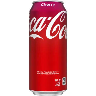 Coca-Cola Cherry, 16 oz cans, 24 loose