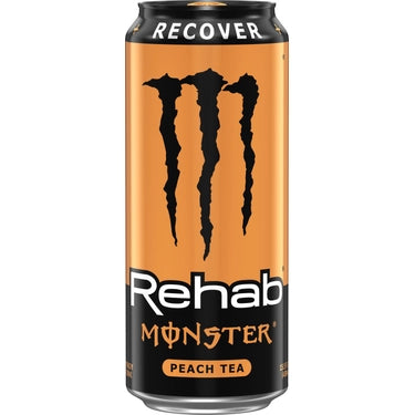 Monster Rehab Tea + Peach, 15.5 oz cans, 24 loose