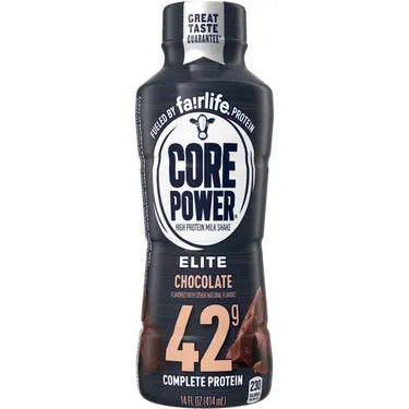 Core Power Protein Chocolate Elite 42G, 14 oz bottles, 12 loose