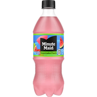 Minute Maid Watermelon Punch, 20 oz bottles, 24 loose