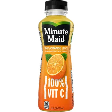Minute Maid Juice-To-Go Orange Juice 100, 12 oz bottles, 24 loose
