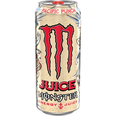 Monster Energy Juice Pacific Punch, 16 oz cans, 24 loose