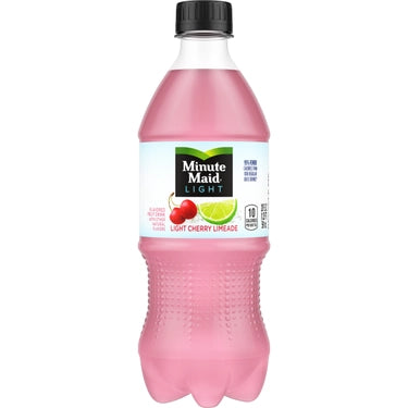 Minute Maid Light Cherry Limeade, 20 oz bottles, 24 loose