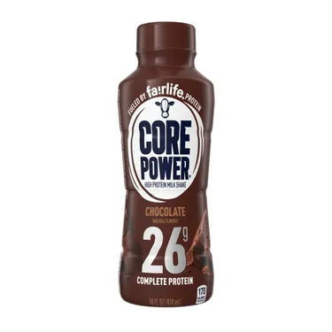 Core Power Protein Chocolate 26G, 14 oz bottles, 12 loose