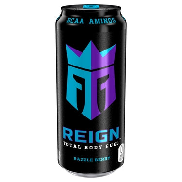 Reign Total Body Fuel Razzle Berry, 16 oz cans, 12 loose