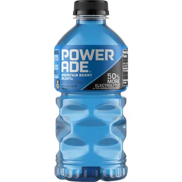 Powerade Mountain Berry Blast, 28 oz bottles, 15 loose