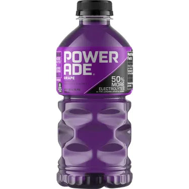 Powerade Grape, 28 oz bottles, 15 loose