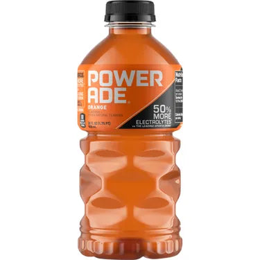 Powerade Orange, 28 oz bottles, 15 loose