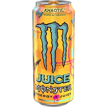 Monster Energy Juice Khaotic, 16 oz cans, 24 loose