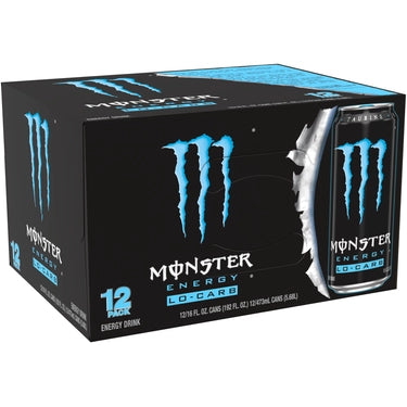 Monster Energy Lo Carb, 16 oz cans, 12 pk, 2 ct