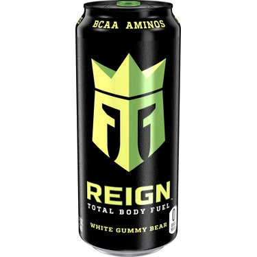 Reign Total Body Fuel White Gummy Bear, 16 oz cans, 12 loose