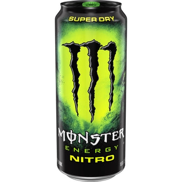 Monster Nitro Super Dry, 16 oz cans, 24 loose