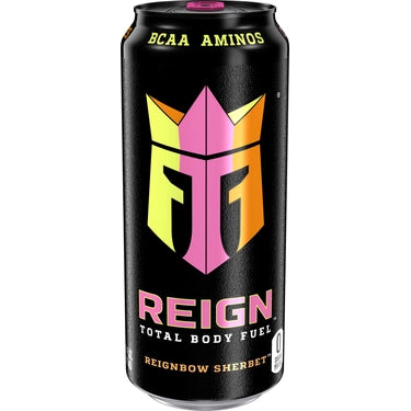 Reign Total Body Fuel Reignbow Sherbet, 16 oz cans, 12 loose