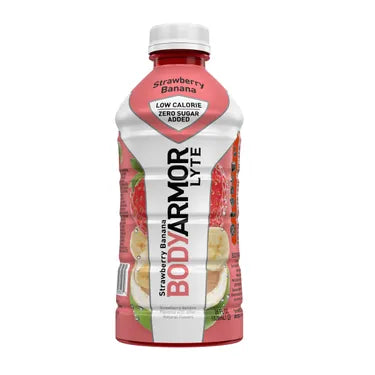 Bodyarmor Lyte Strawberry Banana, 28 oz bottles, 12 loose
