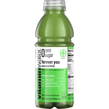 Glaceau vitaminwater Zero Sugar Forever You, 20 oz bottles, 12 loose