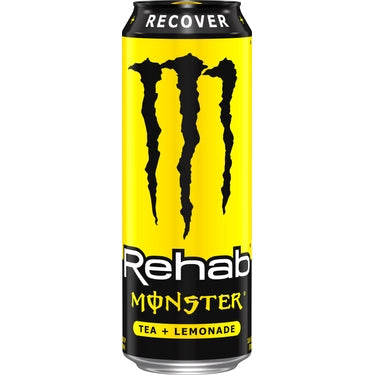 Monster Rehab Tea+Lemonade, 18.6 oz cans, 12 loose