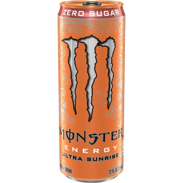 Monster Energy Ultra Sunrise, 12 oz cans, 24 loose