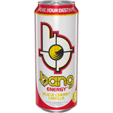 Bang Energy Black Cherry Vanilla, 16 oz cans, 12 loose