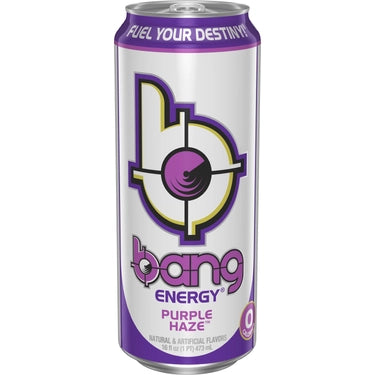 Bang Energy Purple Haze, 16 oz cans, 12 loose