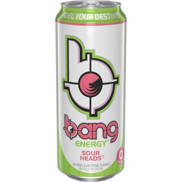 Bang Energy Sour Heads, 16 oz cans, 12 loose