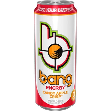 Bang Energy Candy Apple Crisp, 16 oz cans, 12 loose