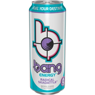 Bang Energy Radical Skadattle, 16 oz cans, 12 loose