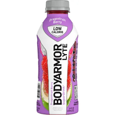 Bodyarmor Lyte Dragonfruit Berry, 16 oz bottles, 12 loose