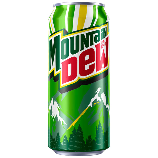 Mountain Dew 16 oz can