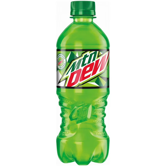 Mountain Dew 20 oz bottle