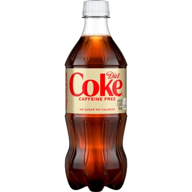 Caffeine-Free Diet Coke, 20 oz bottles, 24 loose