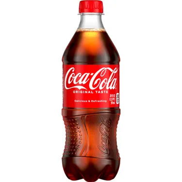 Coca-Cola, 20 oz bottles, 24 loose
