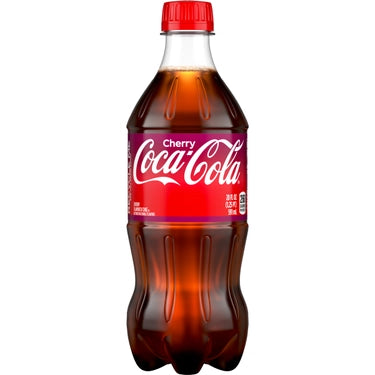 Coca-Cola Cherry, 20 oz bottles, 24 loose