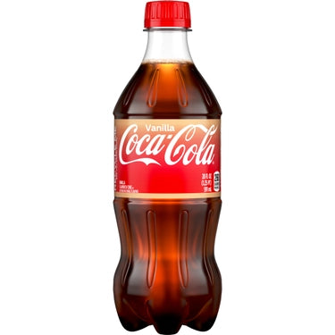 Coca-Cola Vanilla, 20 oz bottles, 24 Loose