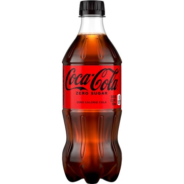 Coca-Cola Zero Sugar, 20 oz bottles, 24 loose
