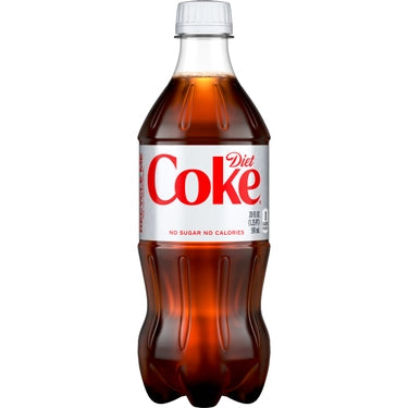 Diet Coke, 20 oz bottles, 24 loose