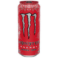 Monster red 16 Oz 24 loose