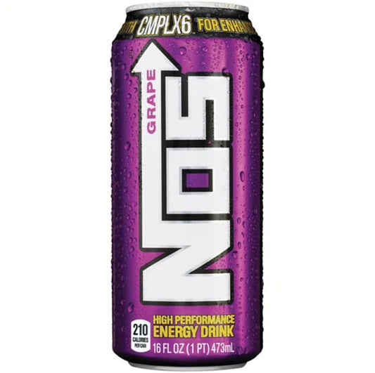 Nos grape 16oz 24 cans loose